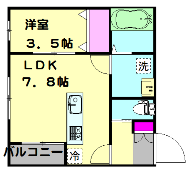 プルミエール山之手の間取り