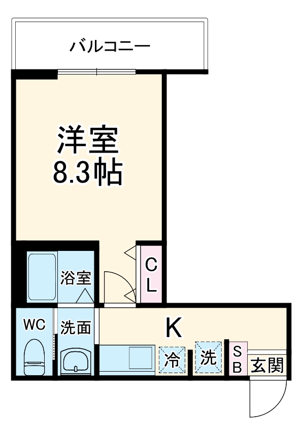 (仮称)キャメル草加市谷塚二丁目B棟・102号室の間取り