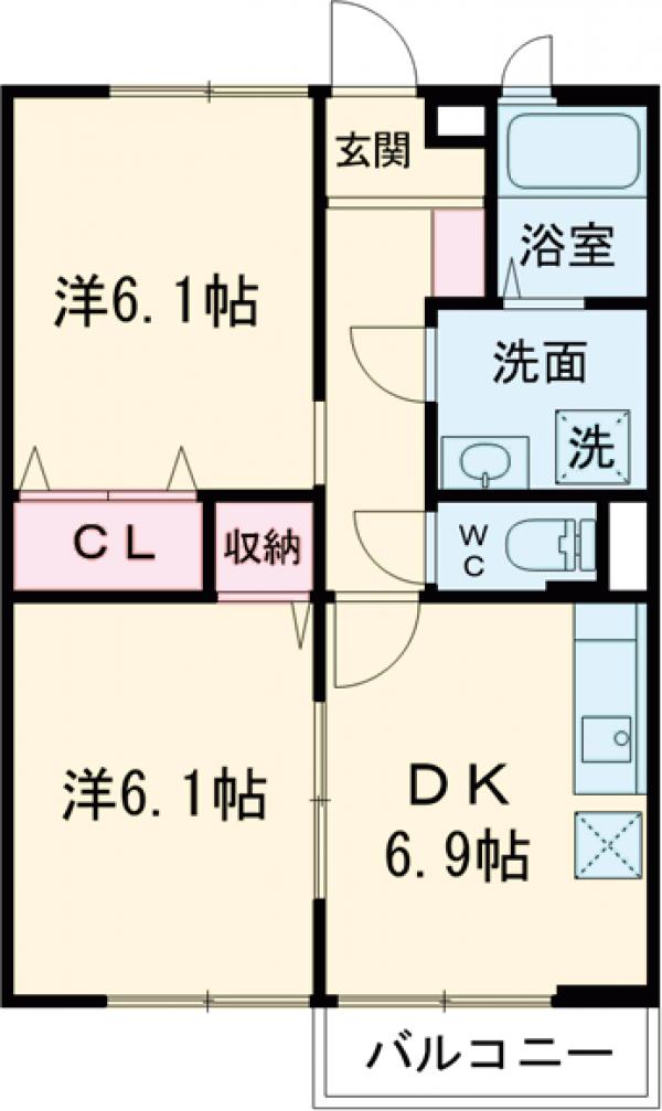スターブルAの間取り