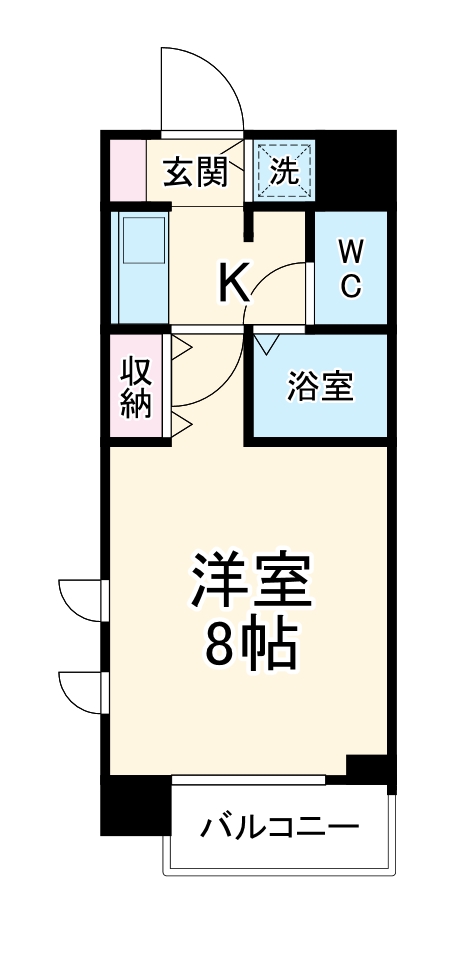 グランドパレス京都烏丸五条の間取り