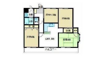 ラーバン相原の間取り