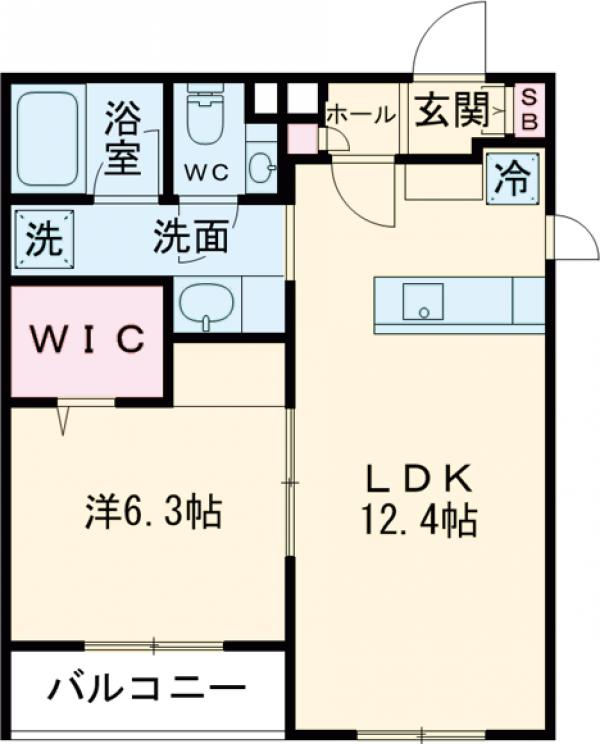 カスタリア旗の台の間取り