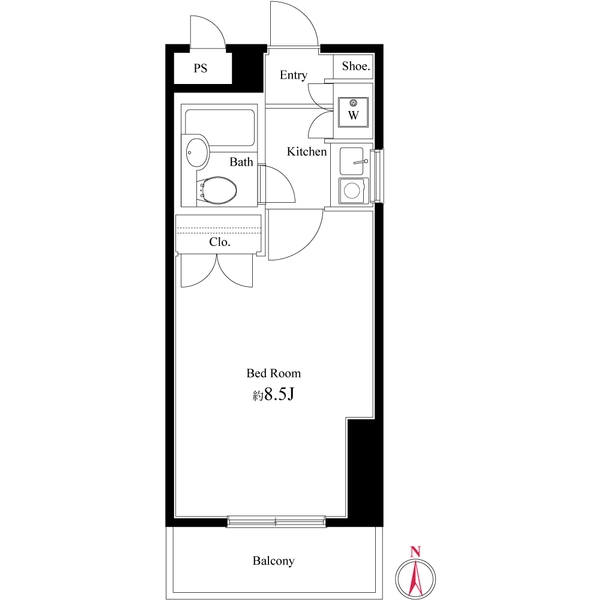 アーバン赤堤の間取り