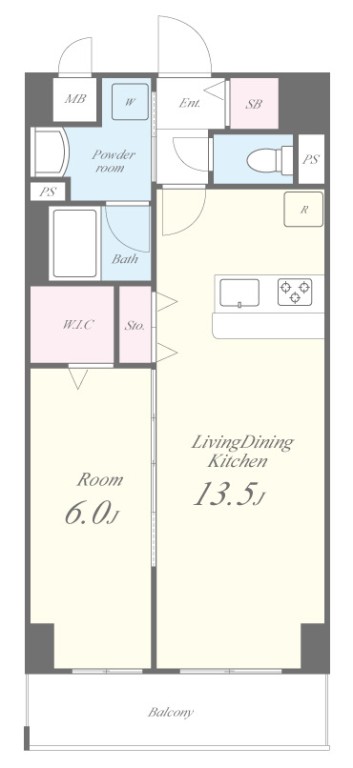 Lier a lavenirの間取り