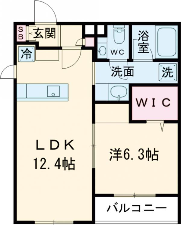 カスタリア旗の台の間取り