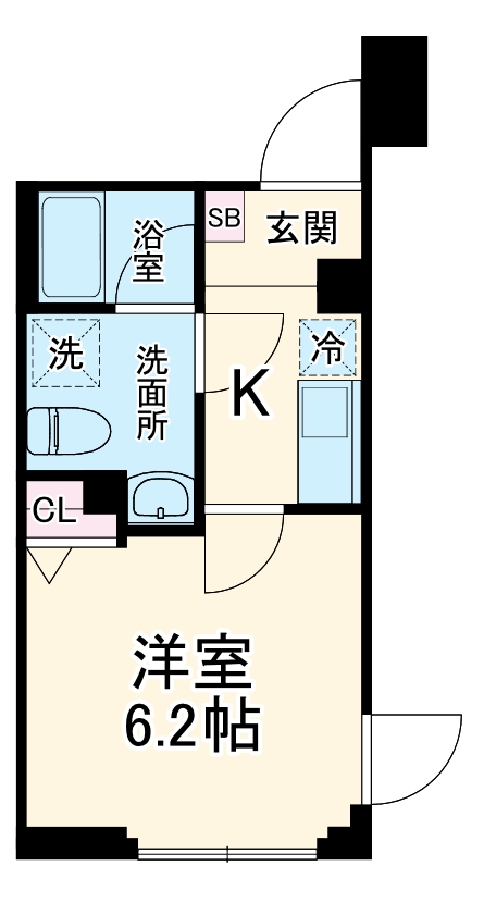 SHOKEN Residence横浜生麦Ⅲの間取り