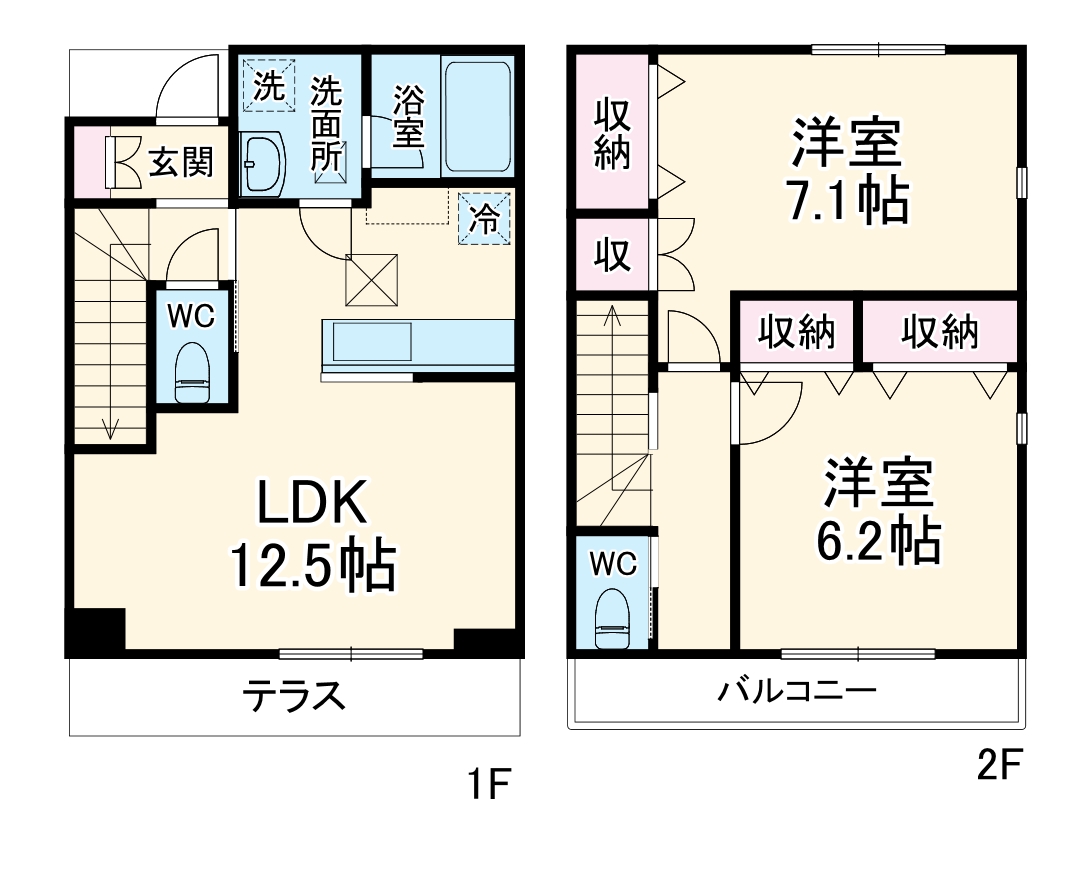 ＴｏｉｒｏＡ・3号室の間取り