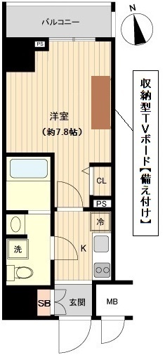 オーキッドレジデンス上野・504号室の間取り