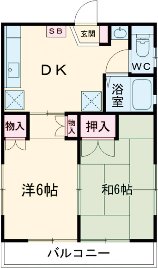 パルデンス西荻窪の間取り