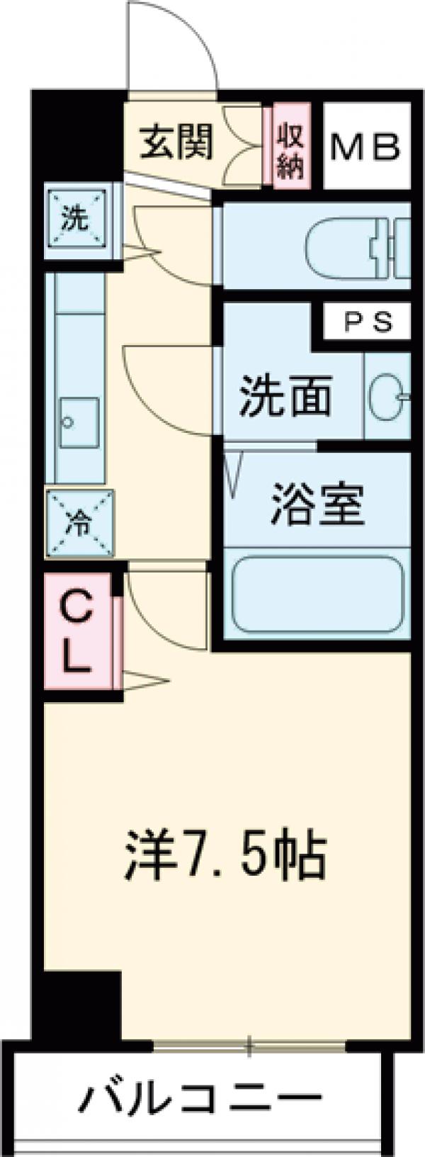 メゾンドソレイユ・シノハラの間取り