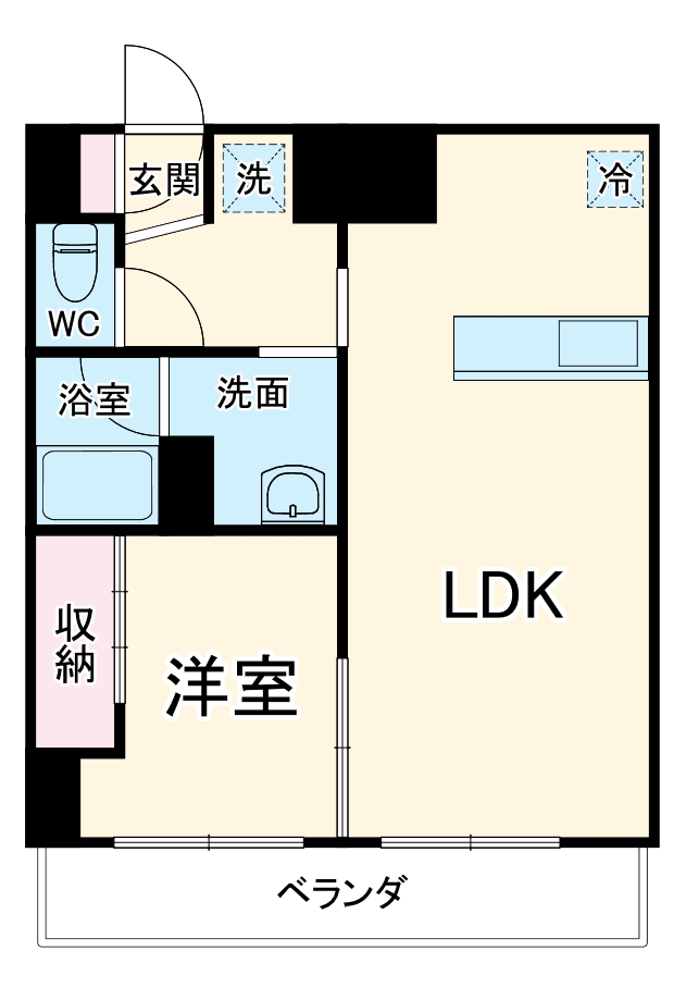 ビブレにししろの間取り