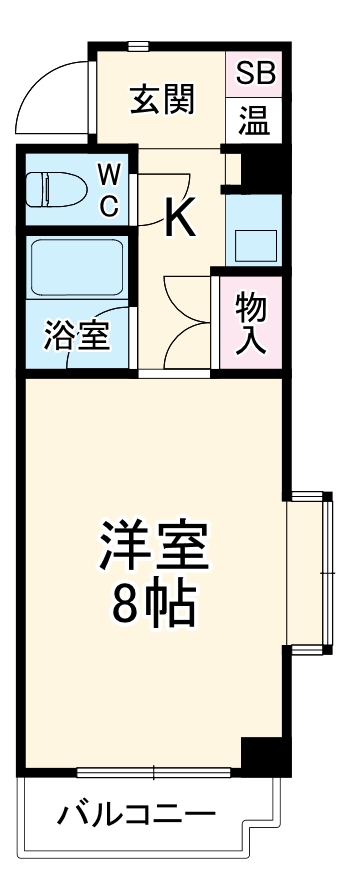 ドミール佐久間の間取り