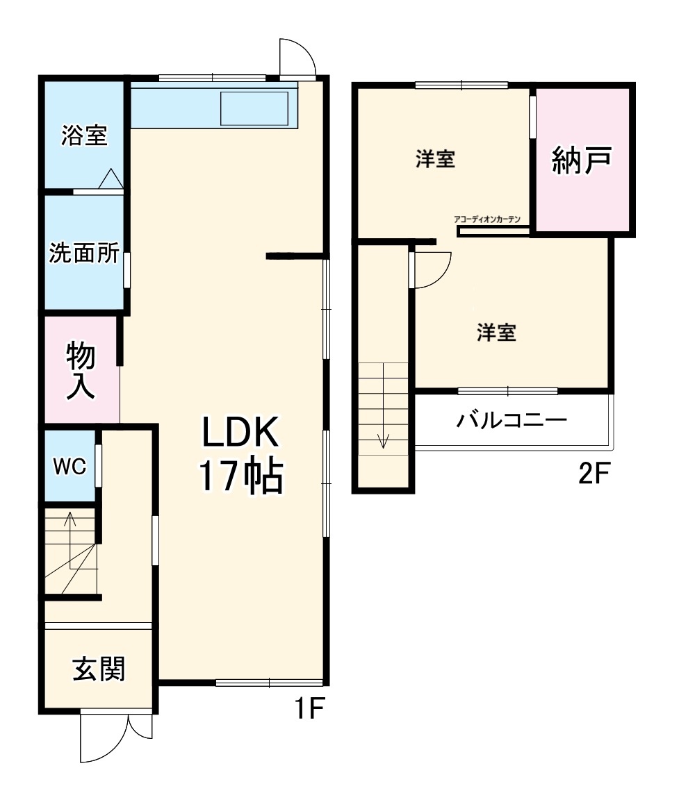 岐南町薬師寺戸建の間取り