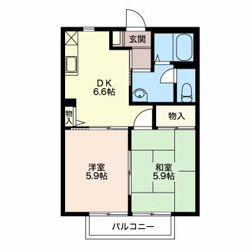 フレグランスてんまの間取り