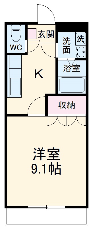 レジデンス H&Kの間取り