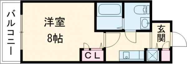 ピュアドーム箱崎ステーションの間取り