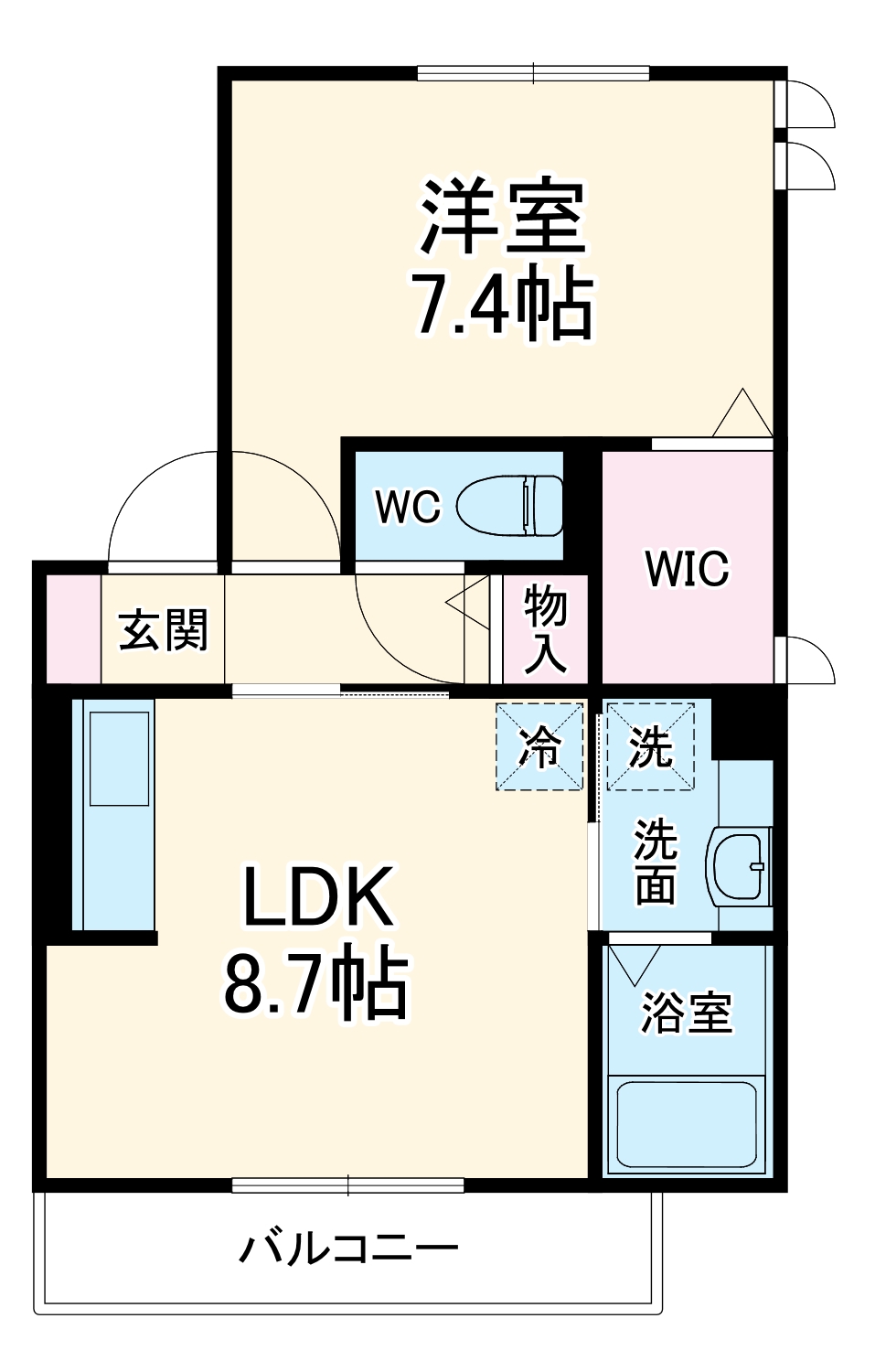 シャンポール雅の間取り