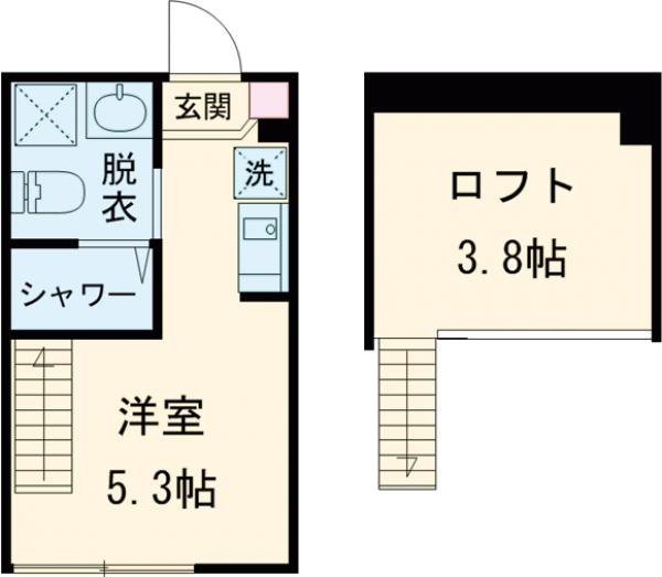 メゾン　フルール　小岩駅前・207号室の間取り