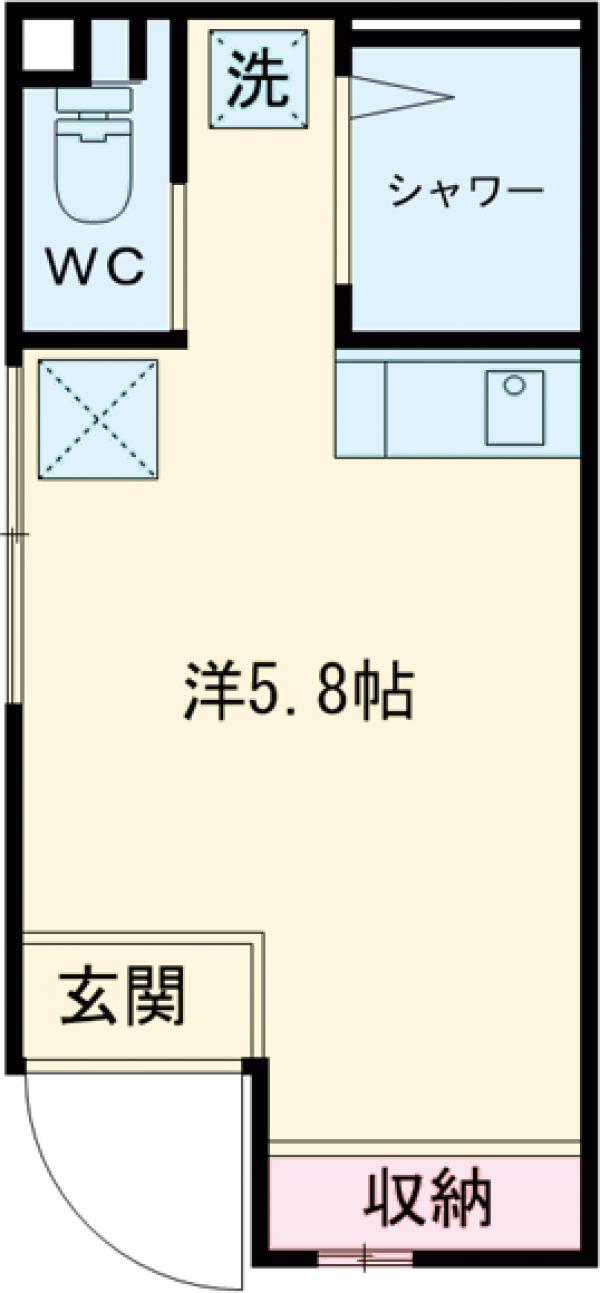アペックス・東四ツ木・101号室の間取り
