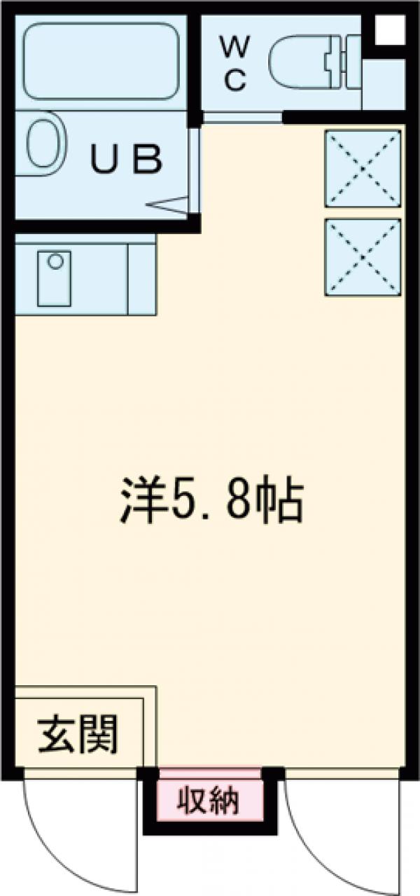 アペックス・東四ツ木・103号室の間取り