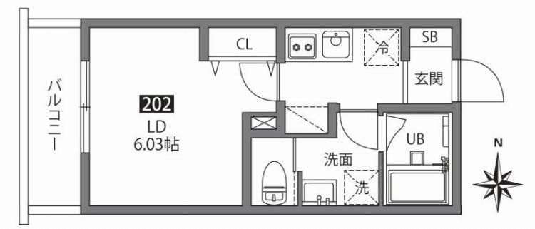 TWEED赤羽の間取り