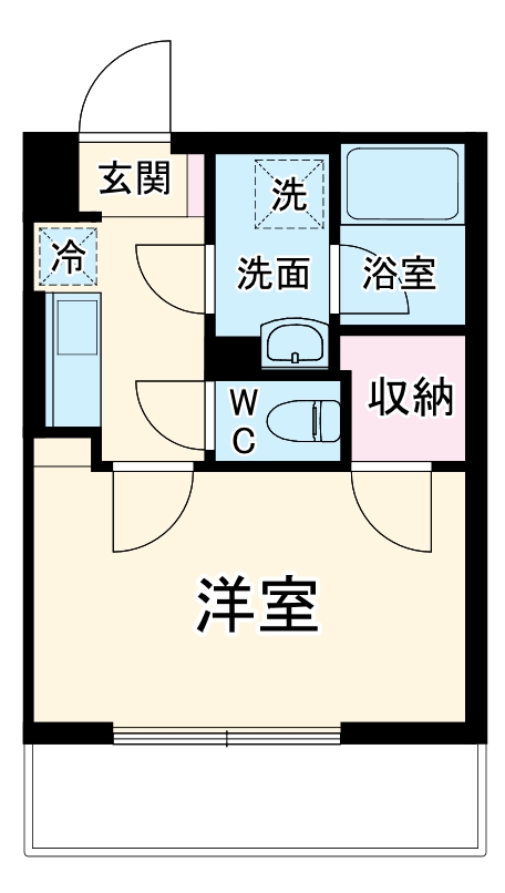 Ａｌｉｖｉｓ船橋夏見・108号室の間取り