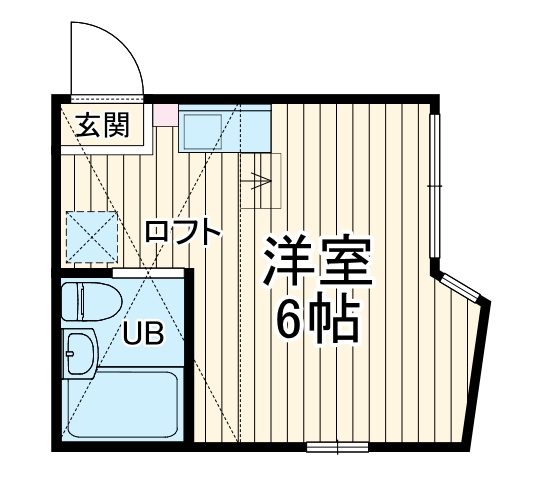 ユナイト上中里キャラガーの間取り