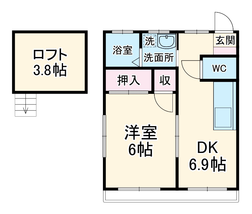 メゾン・ド・フレールの間取り