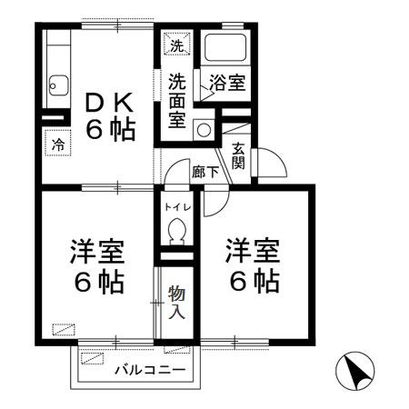 サンビレッジの間取り