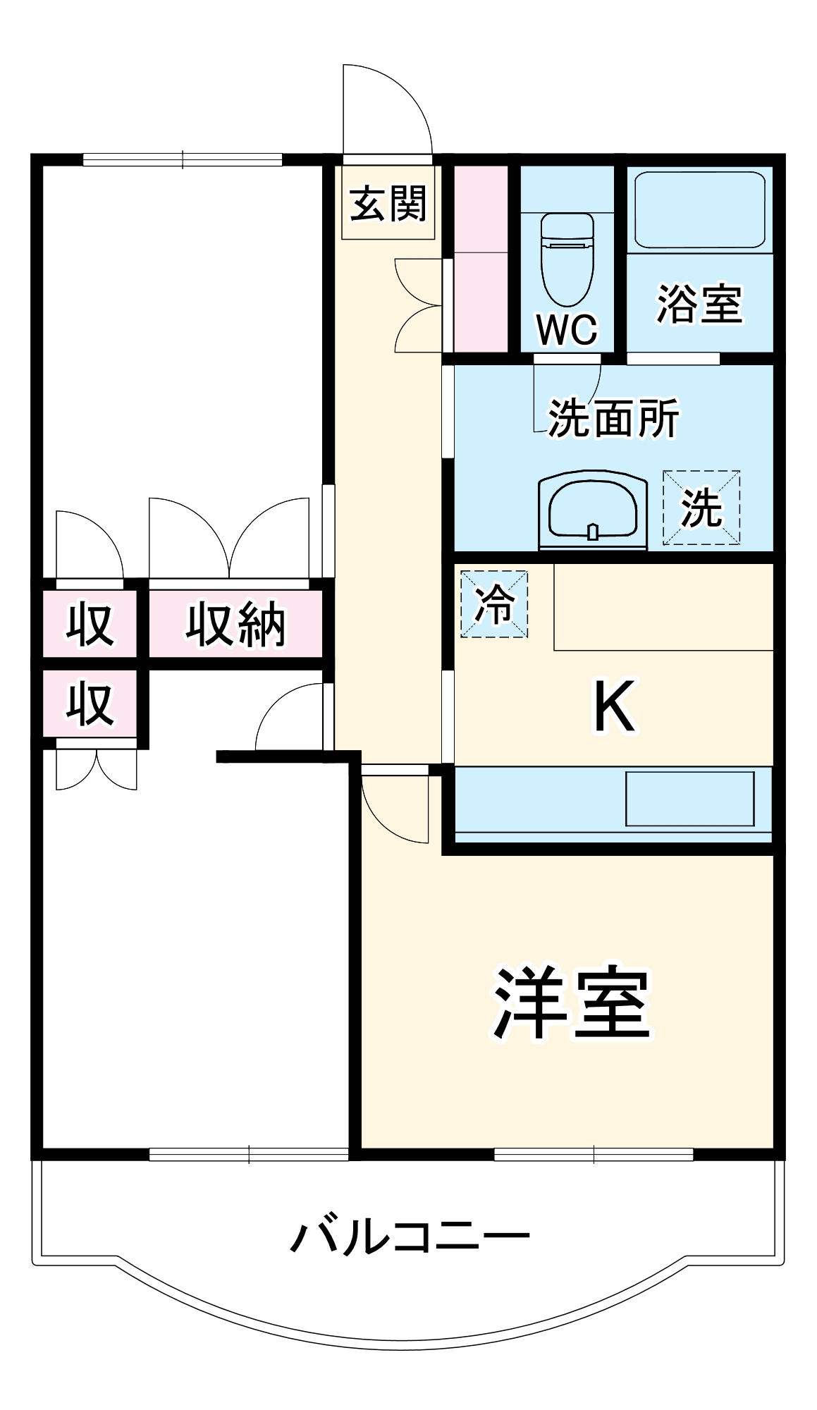 ファーストシティ湘南の間取り