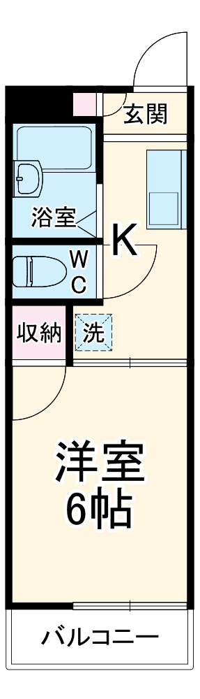 パルリバーサイドⅠの間取り