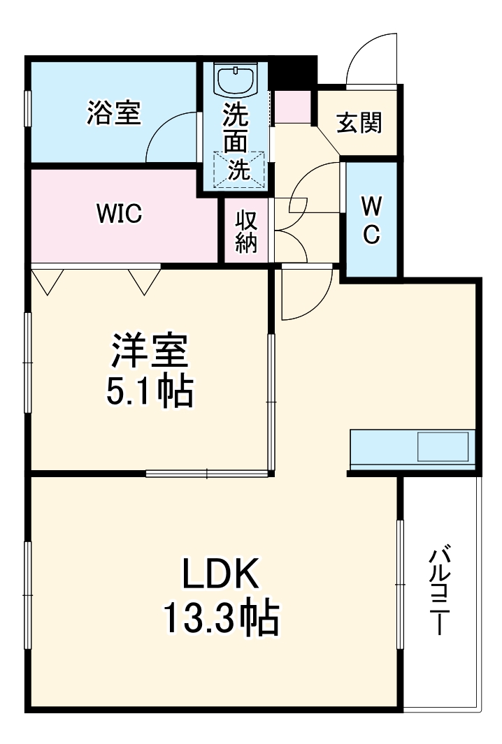 トパーズの間取り