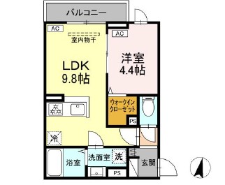 セレスティア若宮の間取り