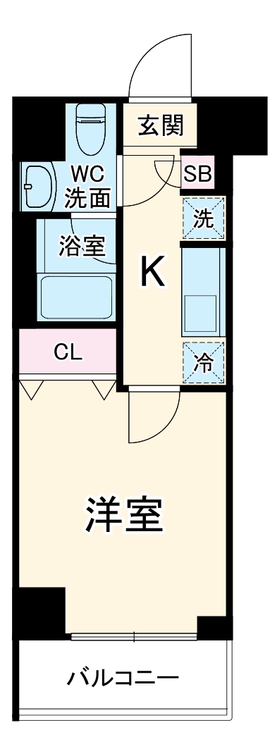 RELUXIA横濱元町の間取り