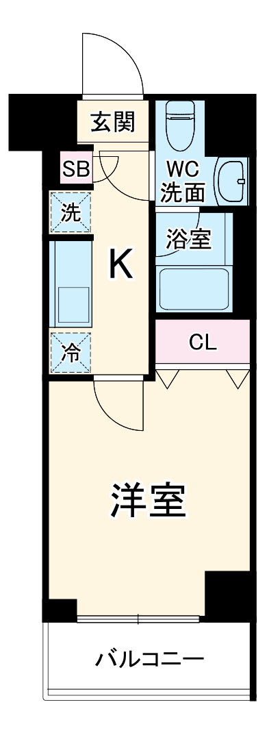 RELUXIA横濱元町の間取り