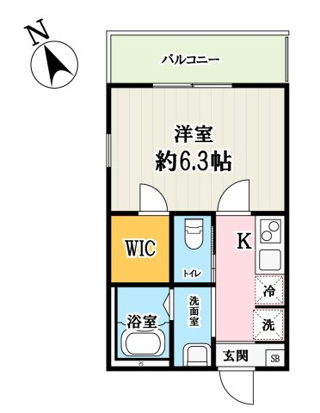 キャメル西新井の間取り