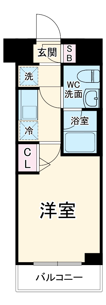 RELUXIA横濱元町の間取り