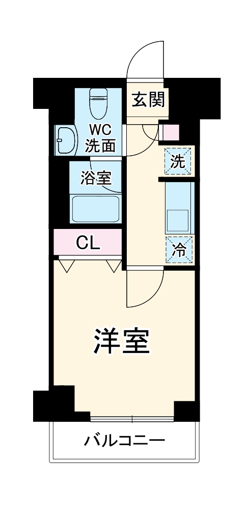 RELUXIA横濱元町の間取り