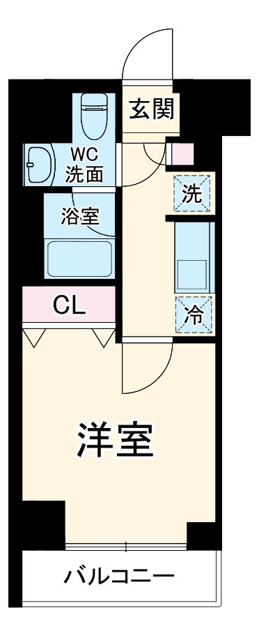 RELUXIA横濱元町の間取り