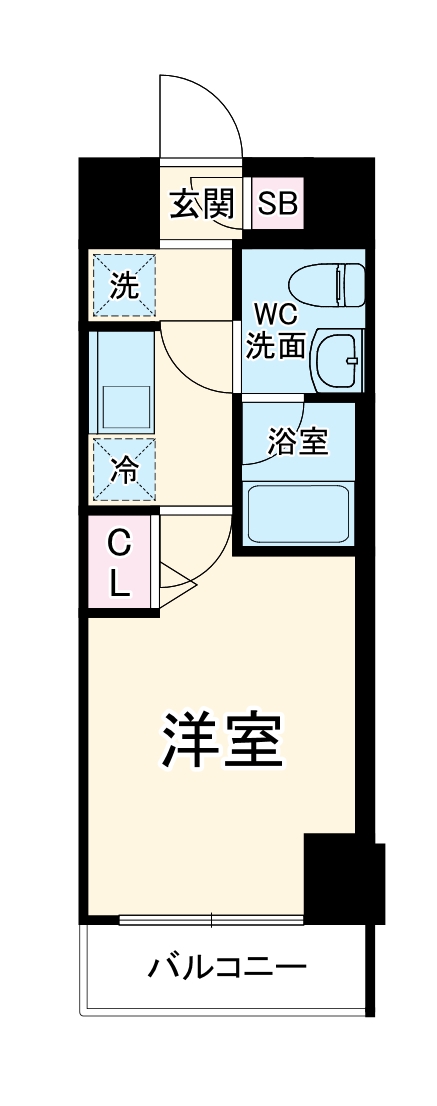 RELUXIA横濱元町の間取り