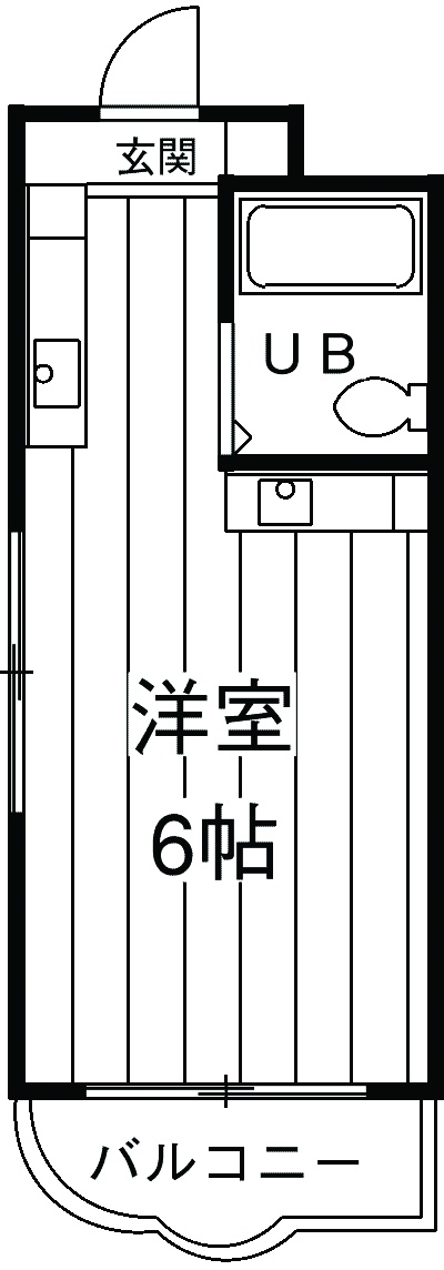 ハートハウス原木中山の間取り