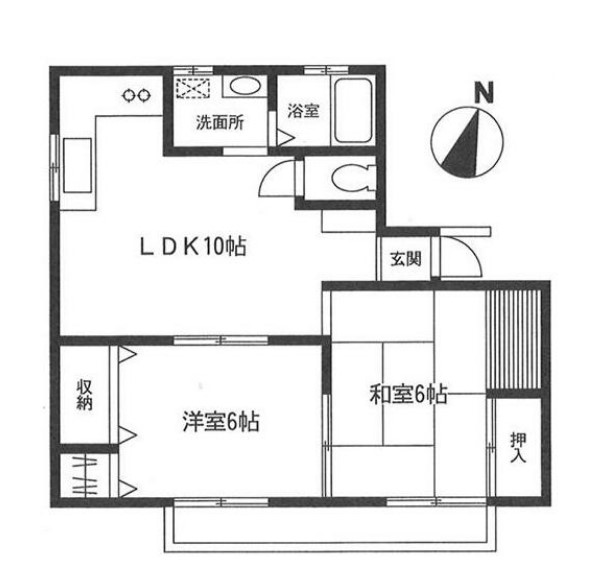フラワー湘南の間取り