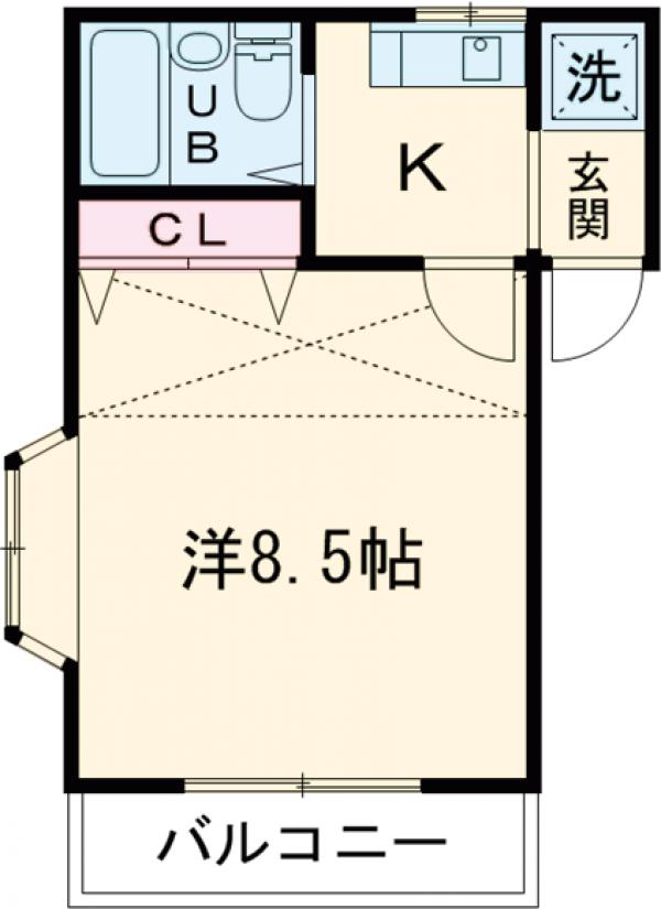 ドミール調布ヶ丘の間取り