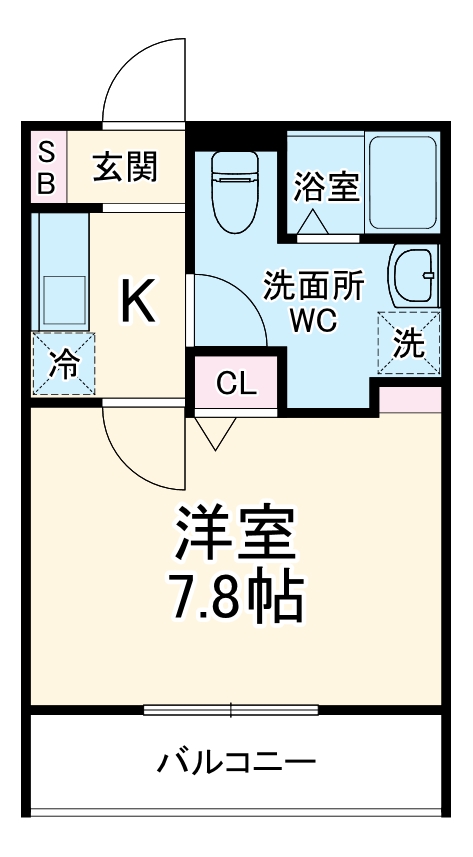 Ｉｎａｇｅ　Ｆｉｋａ・302号室の間取り