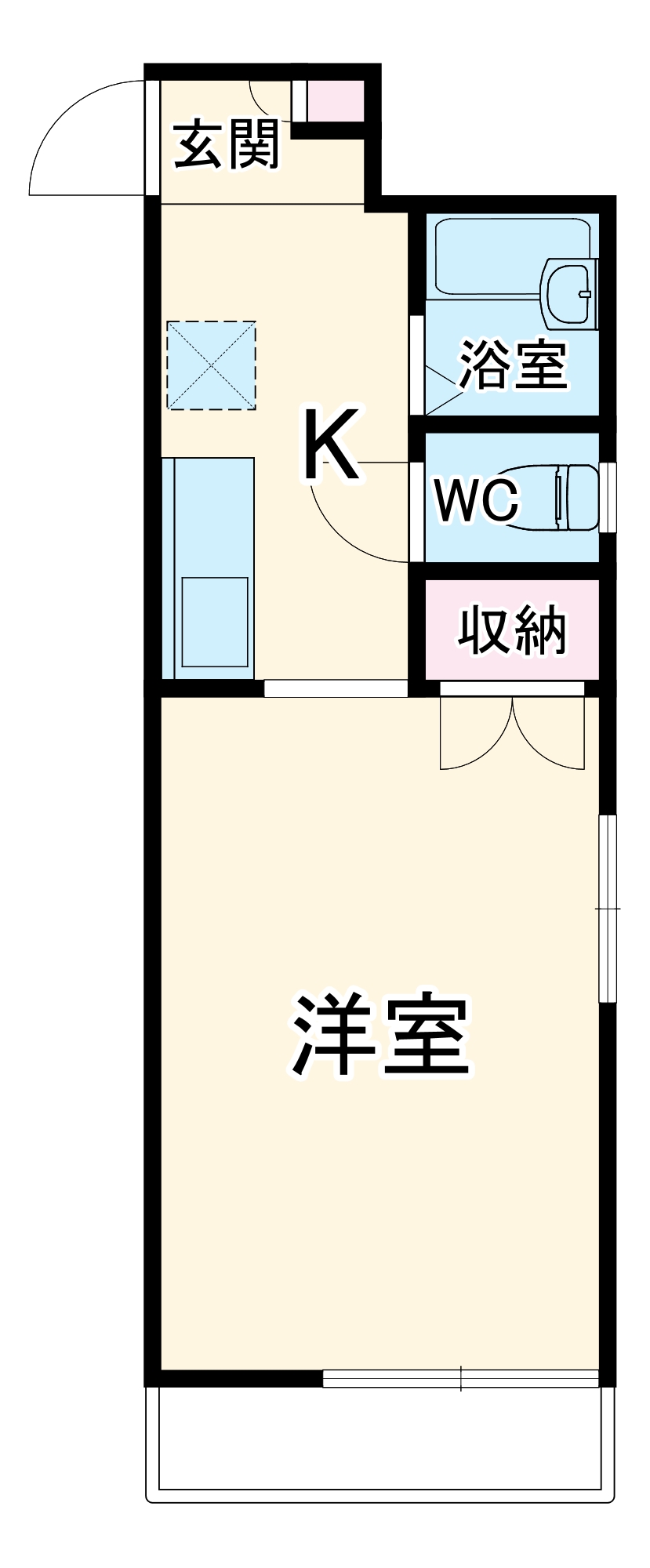 メゾン浦和の間取り