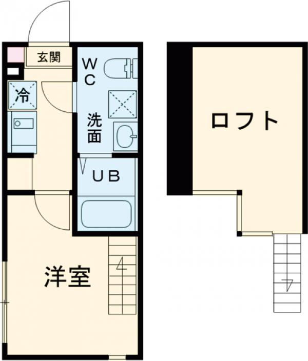 (仮称)伊興四丁目アパート・201号室の間取り