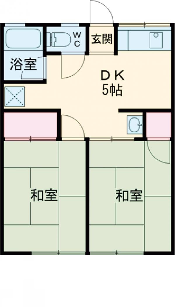 シティハイムなかじまの間取り