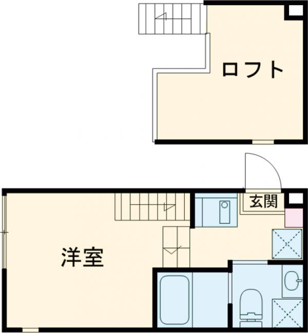 ハーモニーテラス東伊興Ⅲの間取り
