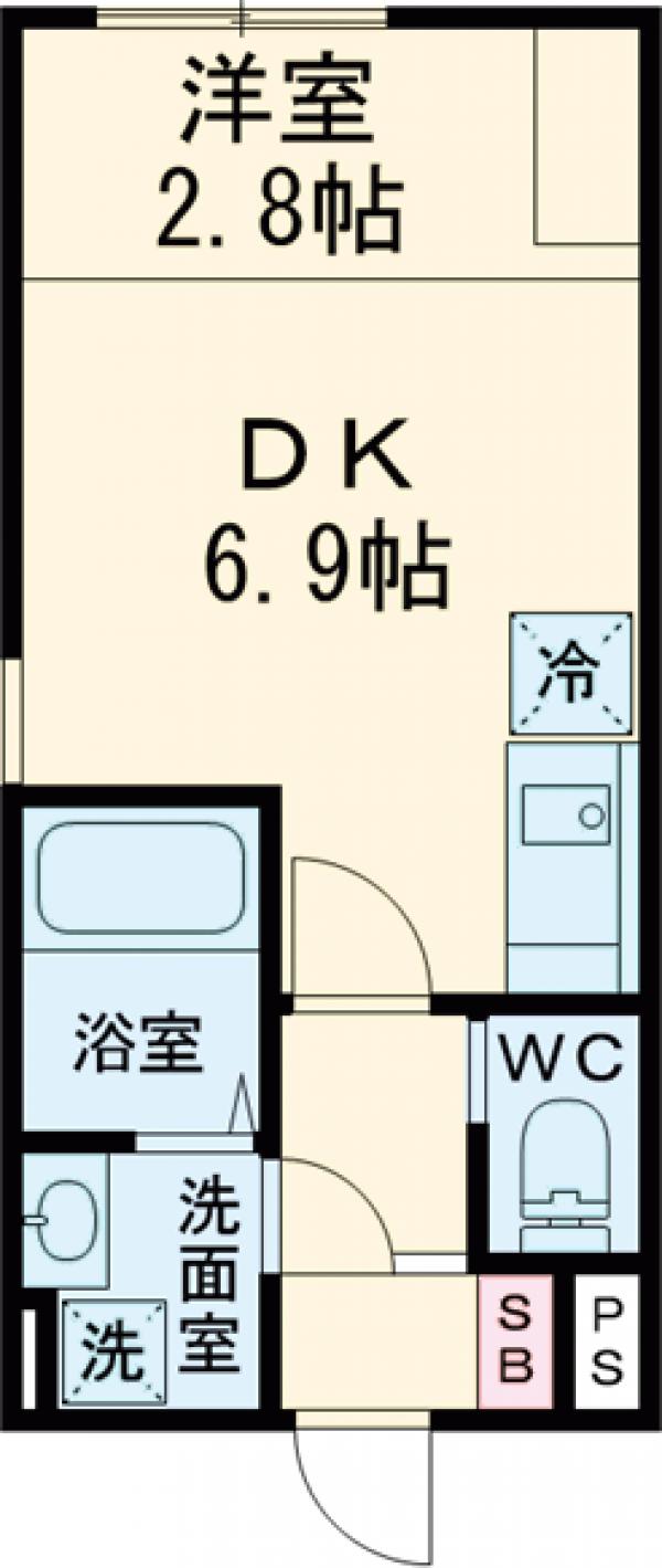 Lyoness・401号室の間取り