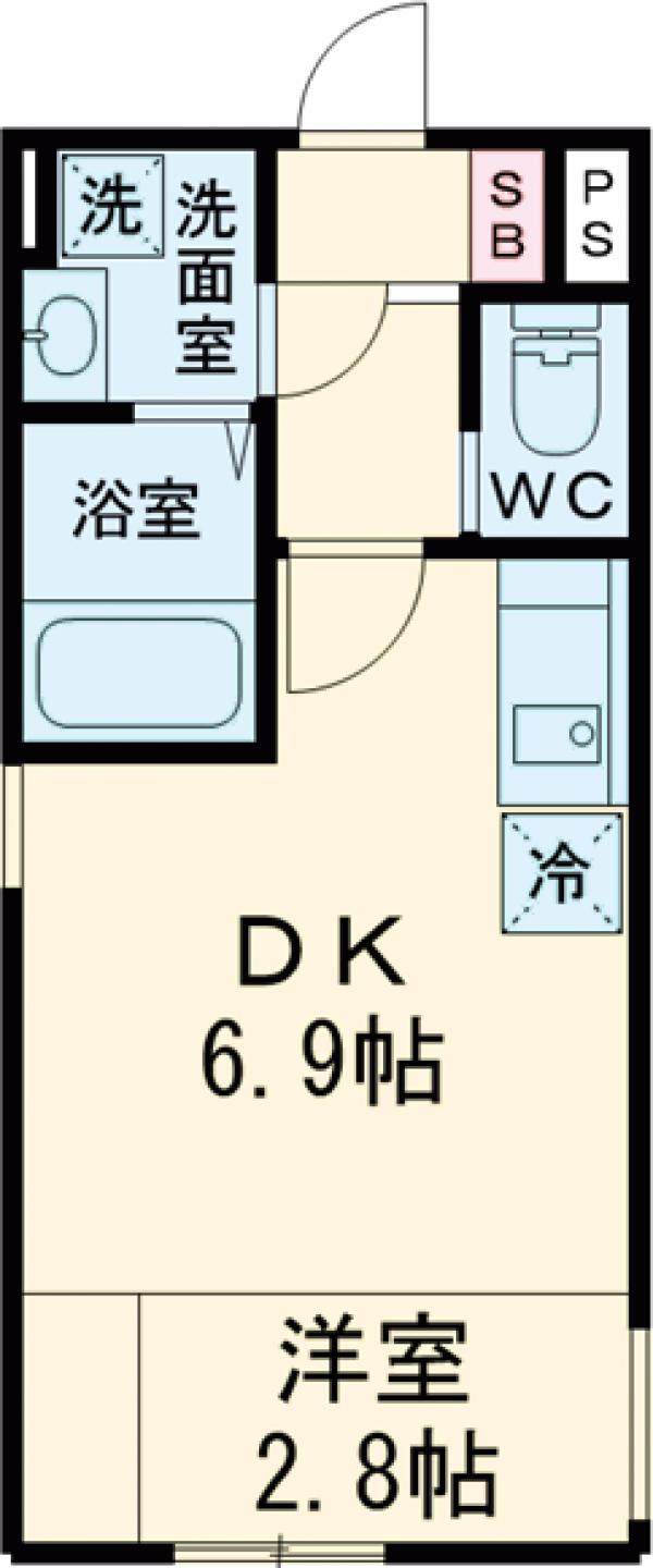 Lyoness・402号室の間取り